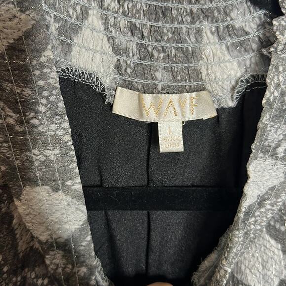 WAYF snake print‎ sheer dress size large - Picture 3 of 8